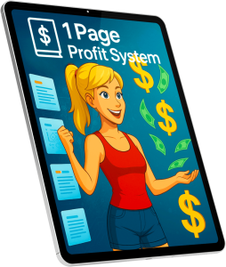 1-Page-Profit-System-Review-Tablet-Image